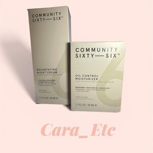 Community Sixty-Six Bundle | Oil Control Moisturizer & Resurfacing Night Cream